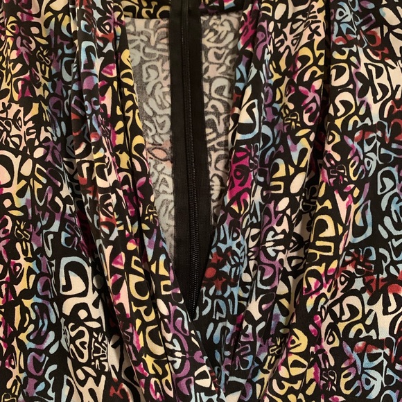 EUC Catherine Malandrino print wrap dress - Picture 3 of 7
